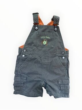 vintage Gymboree short overalls 2T boys unisex little stinker embroidered